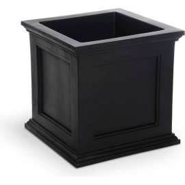 Mayne Fairfield 20" x 20" Square Planter, Black