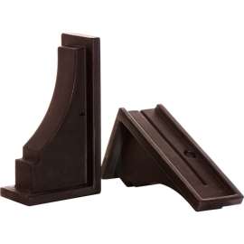 Mayne Fairfield Window Box Decorative Brackets, Espresso (Pack of 2)