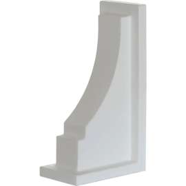 Mayne Fairfield Window Box Decorative Brackets, White (Pack of 2)