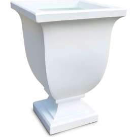 Mayne Augusta 26" Tall Planter, White