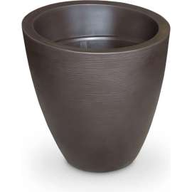 Mayne Modesto 30" Round Planter, Espresso