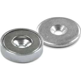 Master Magnetics Neodymium Latch Magnet NMLKIT5 - 30 Lbs. Pull Nickel - Chrome Plating