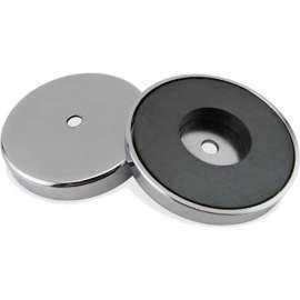 Master Magnetics Ceramic Round Base Magnet RB100CBX - 200 Lbs. Pull