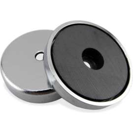 Master Magnetics Ceramic Round Base Magnet RB50CBX - 25 Lbs. Pull