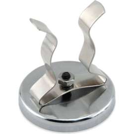 Master Magnetics Ceramic Clip-It Magnet RB50NPC with Attached Black Clip 35 Lbs. Pull Chrome Plating