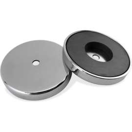 Master Magnetics Ceramic Round Base Magnet RB70CBX - 65 Lbs. Pull