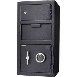 Barska AX13310 Keypad Depository Safe - 14"W x 14"D x 27-1/4"H, 0.72/0.78 Cubic Ft.