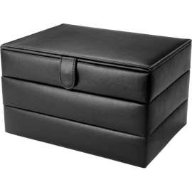 Barska BF12708 Chri Bliss Jewelry Case JC-500, Aluminum, Black, 11"L x 9"W x 9"H