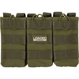 Barska Loaded Gear CX-200 Triple Magazine Pouch BI12276 - OD Green