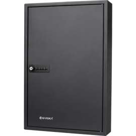 Barska 64 Keys Combination Adjustable Key Lock Box, 3-1/10"W x 11-3/4"D x 17-3/4"H - Black