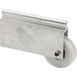 Prime-Line N 6599 Mirror Door Roller Assembly, 1-1/2 in., Plastic Wheel, Ball Bearings, Concave