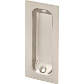 Prime-Line N 7342 Closet Door Pull with 1-3/8-Inch Solid Brass, Satin Nickel,(Pack of 2)