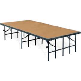 NPS - Black Carpet 96"L x 48"W x 32"H Portable Stage