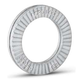 Nord-Lock 1517 Wedge Locking Washer - Carbon Steel - Zinc Flake Coated - M5 (#10) - Pkg of 20