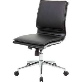 Boss Elegant LeatherPlus Design Task Chair - Black