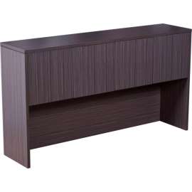 Boss Hutch With Doors - 71"W x 15"D x 36"H - Driftwood