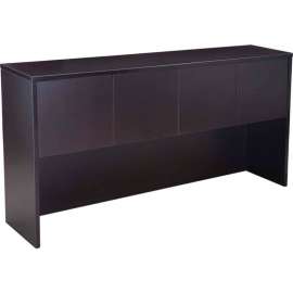 Boss Hutch with 4 Doors - 71" - Mocha