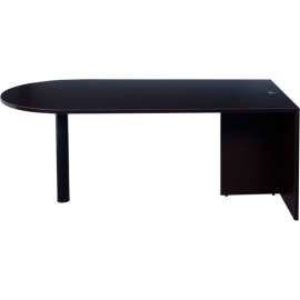 Boss Bullet Office Desk - 71"W x 35"D - Mocha