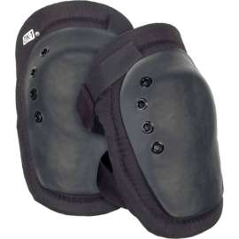 Occunomix OK-KP-210 Hard Cap Knee Pad Wide Cap, Hook & Loop Closure, Black, One Size