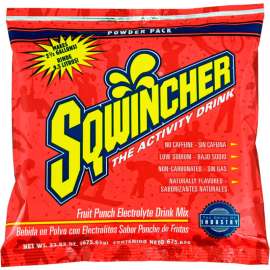 Sqwincher Instant Powder Mix - Fruit Punch, 23.83 oz., 32/Carton
