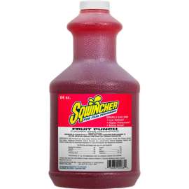 Sqwincher Liquid Concentrate - Fruit Punch, 64 oz., 6/Carton