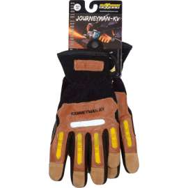 PIP Maximum Safety Journeyman KV, Professional Workman's Glove, Brown, XXL, 1 Pair