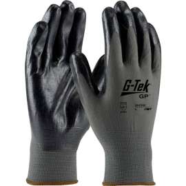 PIP G-Tek GP Nitrile Coated Nylon Grip Gloves, Medium, 12 Pairs