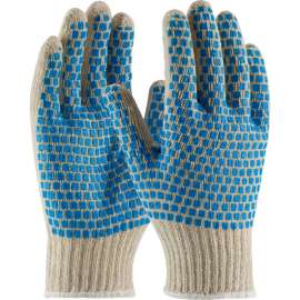 PIP Men String Gloves with Grip Blocks, 1 Dozen