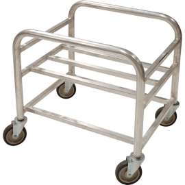 Global Industrial Bulk Mover Cart, 8 Bushel, 33"L x 22-1/4"W x 23"H, Gray