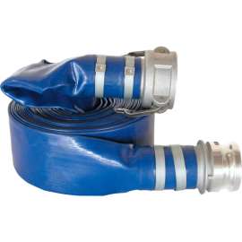 BE Pressure Discharge Hose Kit, 4" Dia., 50'L, 55 PSI