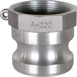 3" Aluminum Camlock Fitting - Male Coupler x FPT Thread