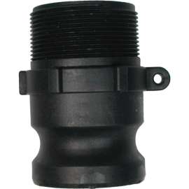 1-1/2" Polypropylene Camlock Fitting - Male Coupler x MPT Thread