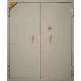 Phoneix Safe Fire & Water Resistant Storage Cabinet, 36"Wx20-1/4"Dx44"H, Putty, Assembled
