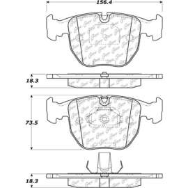 C-Tek Ceramic Brake Pads with Shims, C-Tek 103.06810