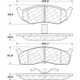 C-Tek Ceramic Brake Pads with Shims, C-Tek 103.07300