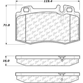 C-Tek Ceramic Brake Pads with Shims, C-Tek 103.08470
