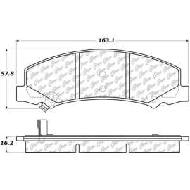 C-Tek Ceramic Brake Pads with Shims, C-Tek 103.11590