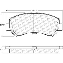 C-Tek Ceramic Brake Pads with Shims, C-Tek 103.13380