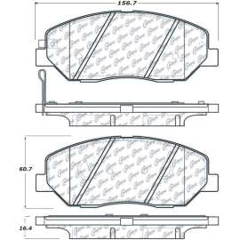 C-Tek Ceramic Brake Pads with Shims, C-Tek 103.13840