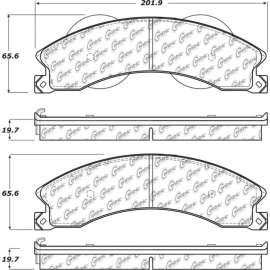 C-Tek Ceramic Brake Pads with Shims, C-Tek 103.14110
