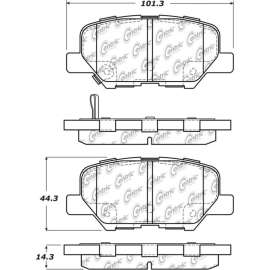 C-Tek Ceramic Brake Pads with Shims, C-Tek 103.16790