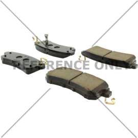 Centric 105.15100 - Posi Quiet Ceramic Brake Pads with Shims & Hardware