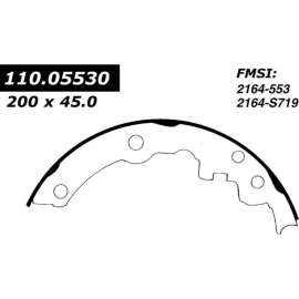Centric 111.05530 - Premium Brake Shoes