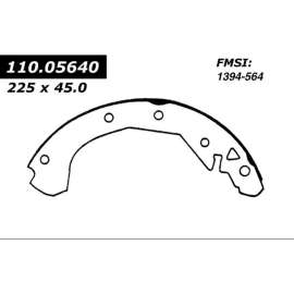 Centric 111.05640 - Premium Brake Shoes