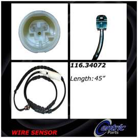 Centric Brake Pad Sensor Wires, Centric Parts 116.34072