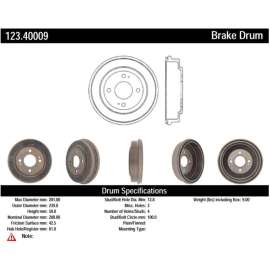 C-Tek 123.40009 - Standard Brake Drum