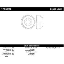 C-Tek 123.66008 - Standard Brake Drum