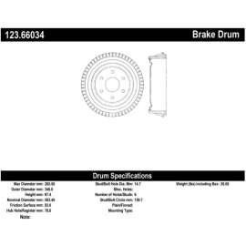 C-Tek 123.66034 - Standard Brake Drum