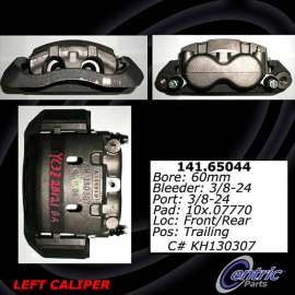 Centric 141.65044 - Semi-Loaded Brake Caliper with New Phenolic Pistons