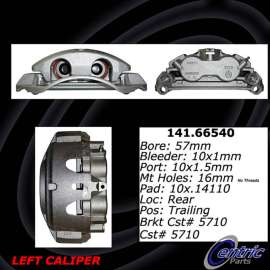 Centric 141.66540 - Semi-Loaded Brake Caliper with New Phenolic Pistons